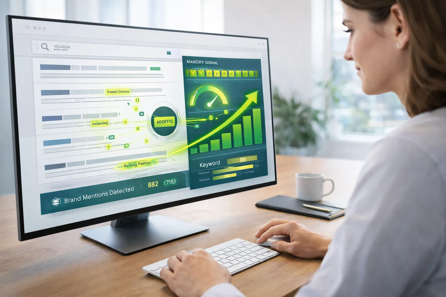 Trusted brand mentions providing authority signals that boost rankings