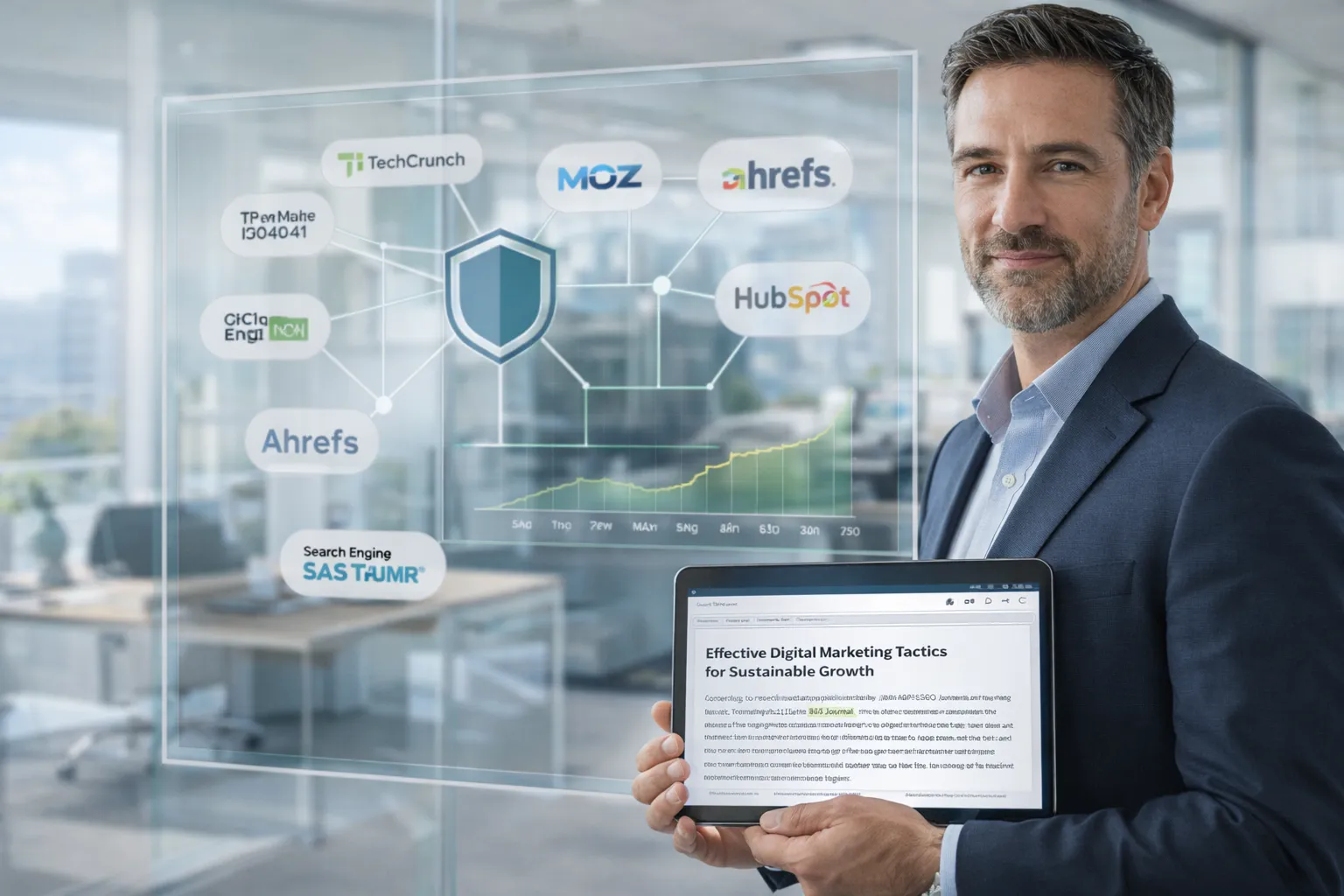 Team discussing guest posting campaign workflow