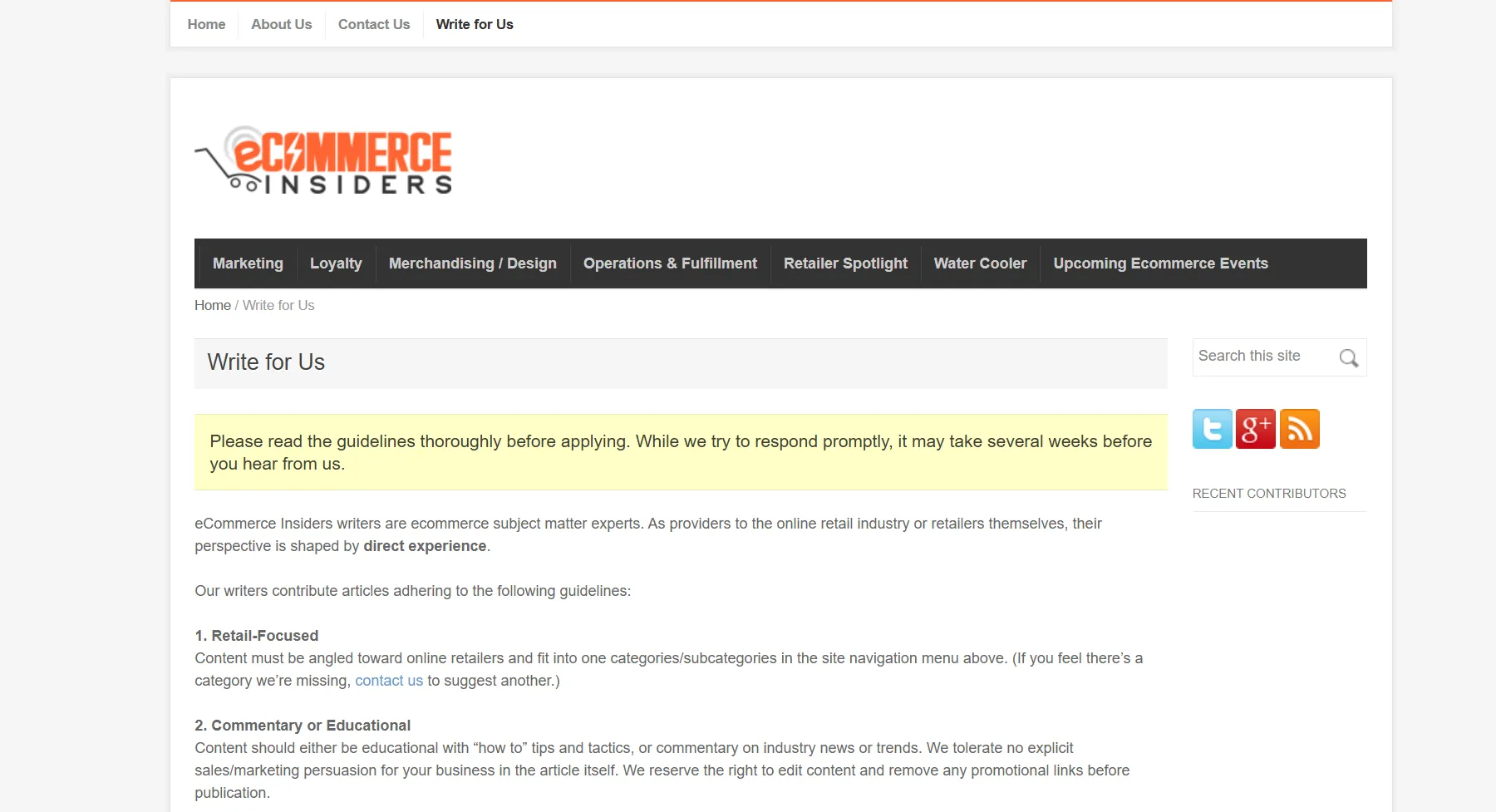 guest post opportunity