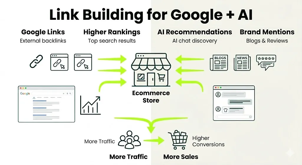 link building for Google and AI